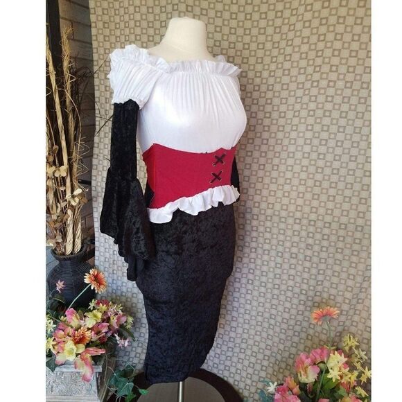 Vampiretta Girls Costume Vampire Halloween - Picture 5 of 5